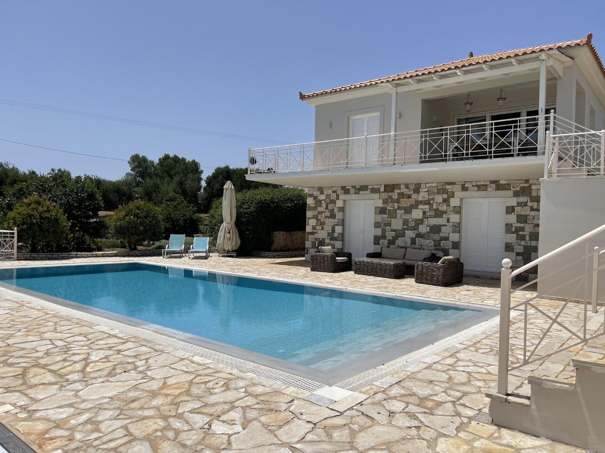 Luxurious Villa In Peloponnese With Swimming Pool Kamaria  Ngoại thất bức ảnh